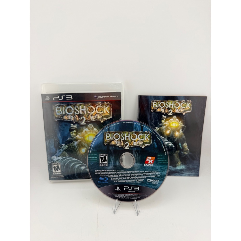 Bioshock 2 Sony PlayStation 3 PS3 2010 CIB Complete BLUS-30420 2K Games